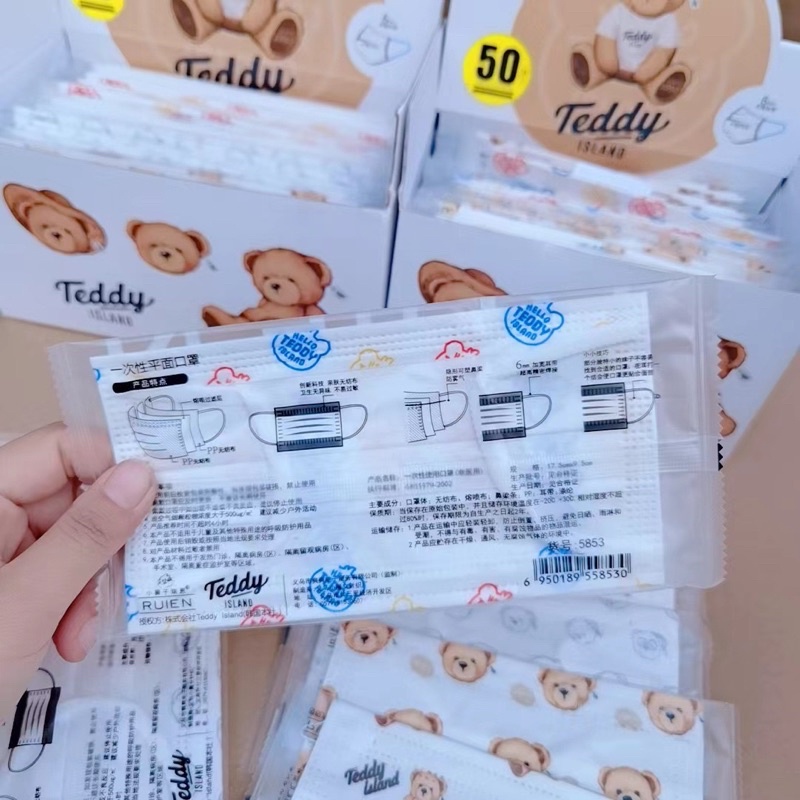KHẨU TRANG GẤU TEDDY ĐỦ KIỂU CỰC XINH 🧸