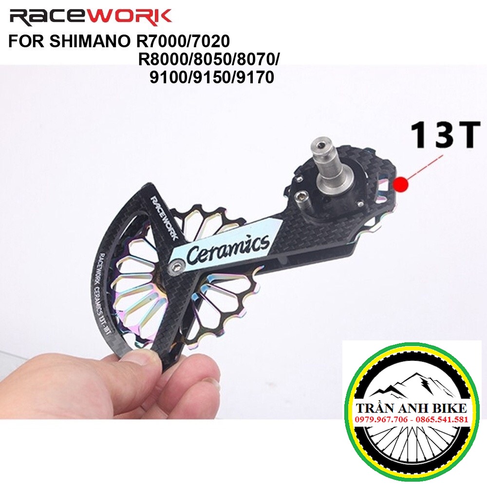 Cần củ đề  xe đạp RACEWWORK Cho Shimano R7000/7020 R8000/8050/9100/9150
