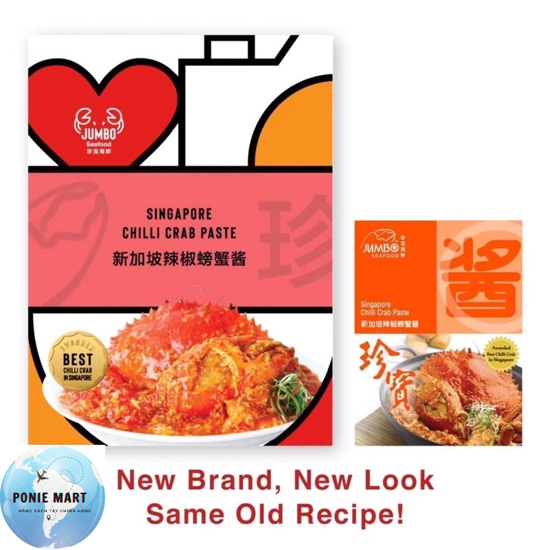 Gói gia vị Cua Sốt nhà hàng Jumbo Seafood Singapore