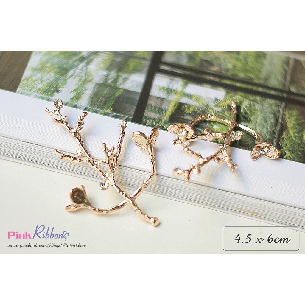 Cành lá mạ kim link 12/18