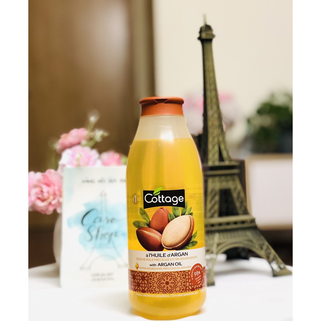 Sữa tắm Cottage Hạnh Nhân 560ml hàng Pháp