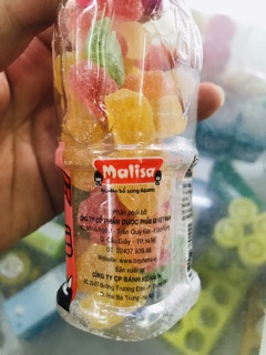 Kẹo dẻo Malisa chai lớn 80g