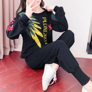 Bộ Đồ Thể Thao Kiểu Hip-hop Hàn Quốc Thời Trang Mùa Xuân 2020 Cho Nữ 6535