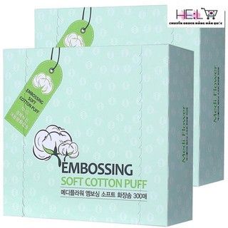 Bông Tẩy Trang 💖FREESHIP💖 Bông tẩy trang Medi Flower  hộp 300 miếng