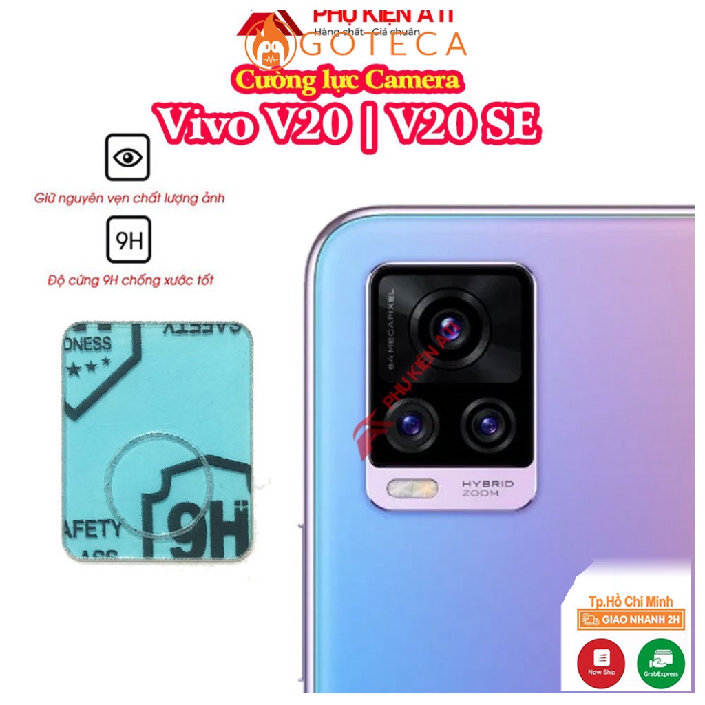 Kính cường lực Camera V20V20se-Trong suốt-Độ cứng 9H