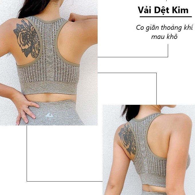 Áo bra tập gym nữ nâng ngực Naqi chính hãng, bra thể thao không gọng BNAQ01