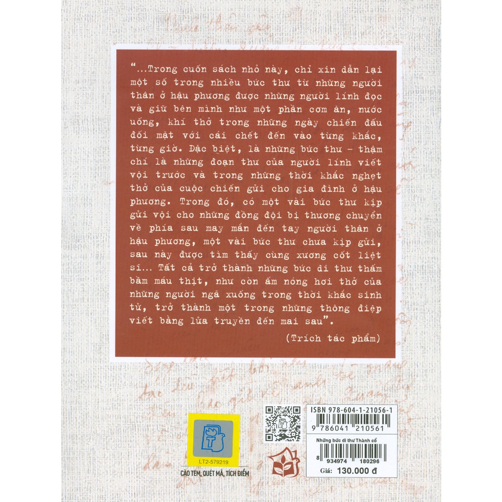 Sách - Những Bức Di Thư Thành Cổ