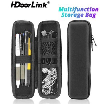 Hộp đựng bút HdoorLink bằng EVA cứng màu đen nhỏ gọn tiện dụng
