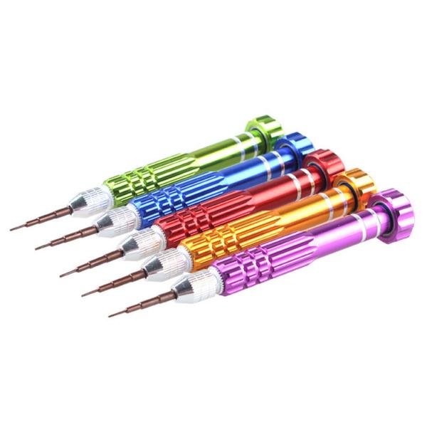 5-in-1 Multi-function Screwdriver Set Mini Handleiding Aluminium Phone Maintain Tool