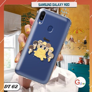 Ốp lưng dẻo trong in hình cho Samsung Galaxy M20