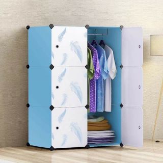 Tủ nhựa ghép 6 ô sâu 47cm. tặng móc treo và đầy đủ dụng cụ lắp đặt