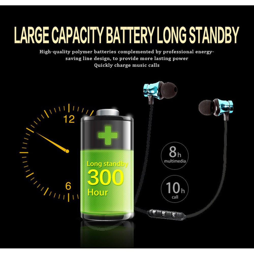 Tai Nghe Thể Thao Không Dây Bluetooth Chống Nước Có Mic