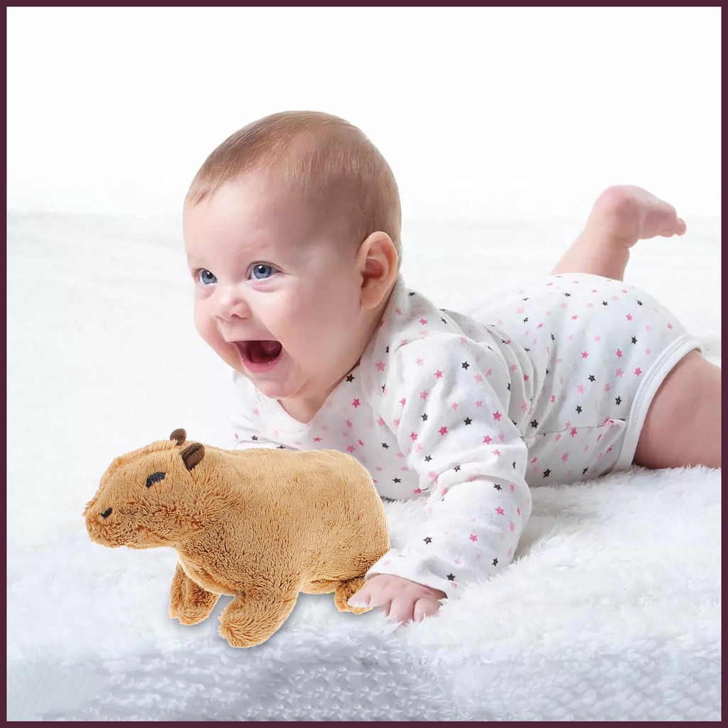 Đồ chơi nhồi bông Hình Con Vật Capybara Mềm Mại Đáng Yêu