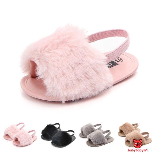 Giày Sandal xỏ ngón đế mềm cho bé gái