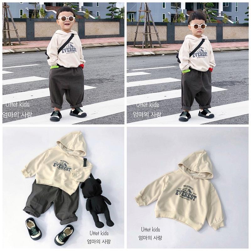 ÁO HOODIE CHO BÉ GÁI VÀ BÉ TRAI PHONG CÁCH HÀN QUỐC FORM NHỎ 503