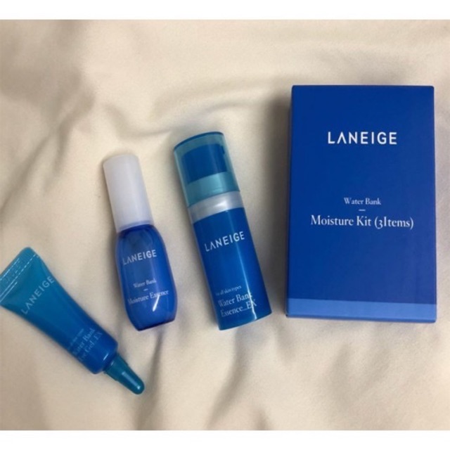 Bộ dưỡng da dưỡng ẩm Laneige moisture kit 3 món