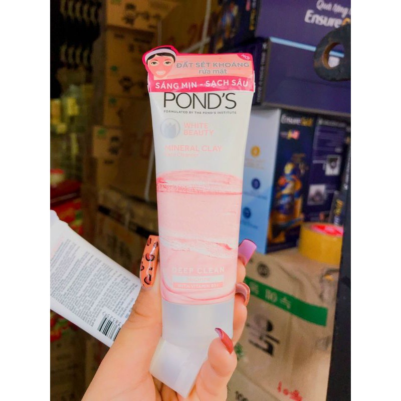Sữa Rửa Mặt Pond's Đất Sét Khoáng Sạch Sâu Sáng Mịn (40g) | BigBuy360 - bigbuy360.vn