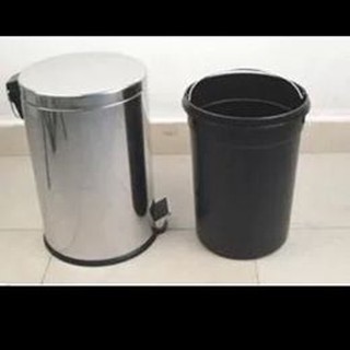 Thùng rác đạp chân inox 5L