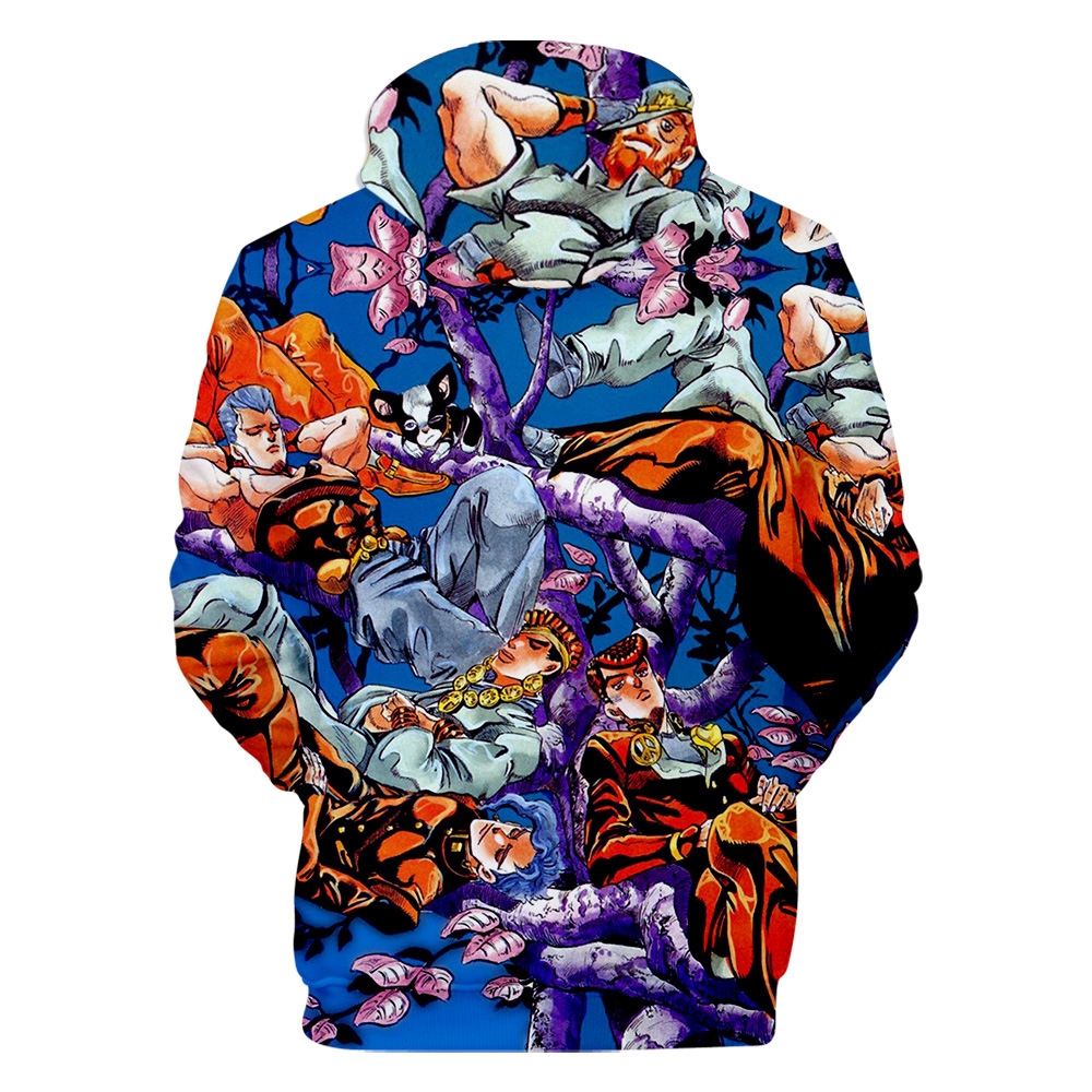 Áo Hoodie Tay Dài In Hình Anime Jojo 's Wonderful Adventure Độc Đáo Cá Tính | BigBuy360 - bigbuy360.vn