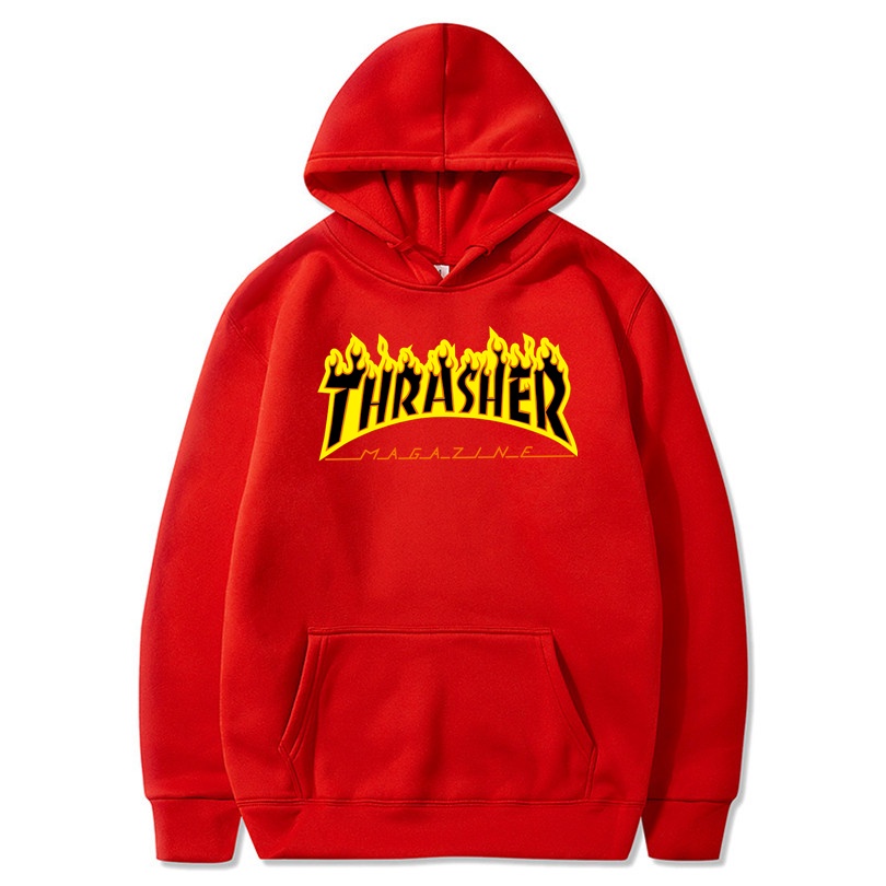 Áo Hoodie Thrasher 2022 Thiết Kế Đơn Giản Chất Lượng Cao