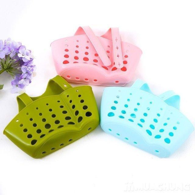 Giỏ nhựa treo đựng đồ bồn rửa chén