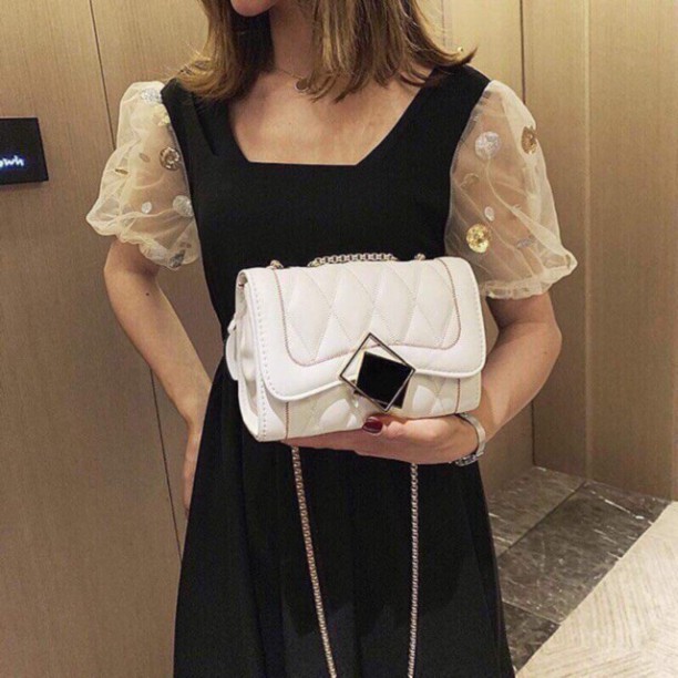 Túi xách nữ 💥FREESHIP 50K💥 Túi đeo chéo mini đẹp khóa kính nghiêng thời trang | BigBuy360 - bigbuy360.vn