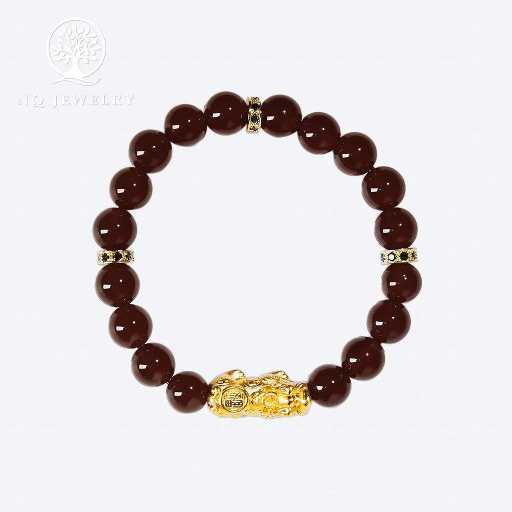 Vòng tay tỳ hưu bạc mạ vàng 24k - NQ Jewelry