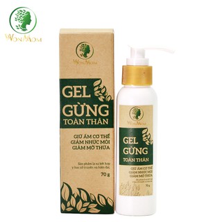Gel gừng toàn thân Wonmom 70g