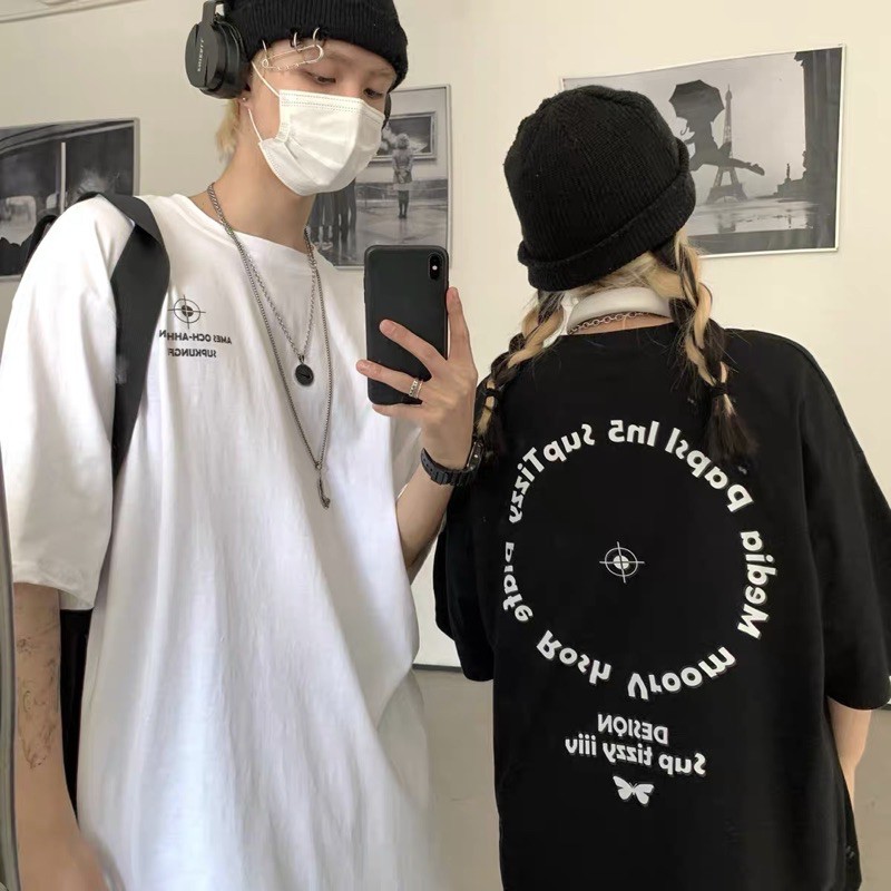 Áo thun tay lỡ unisex dưới 75kg - Ames Och - Ahhn