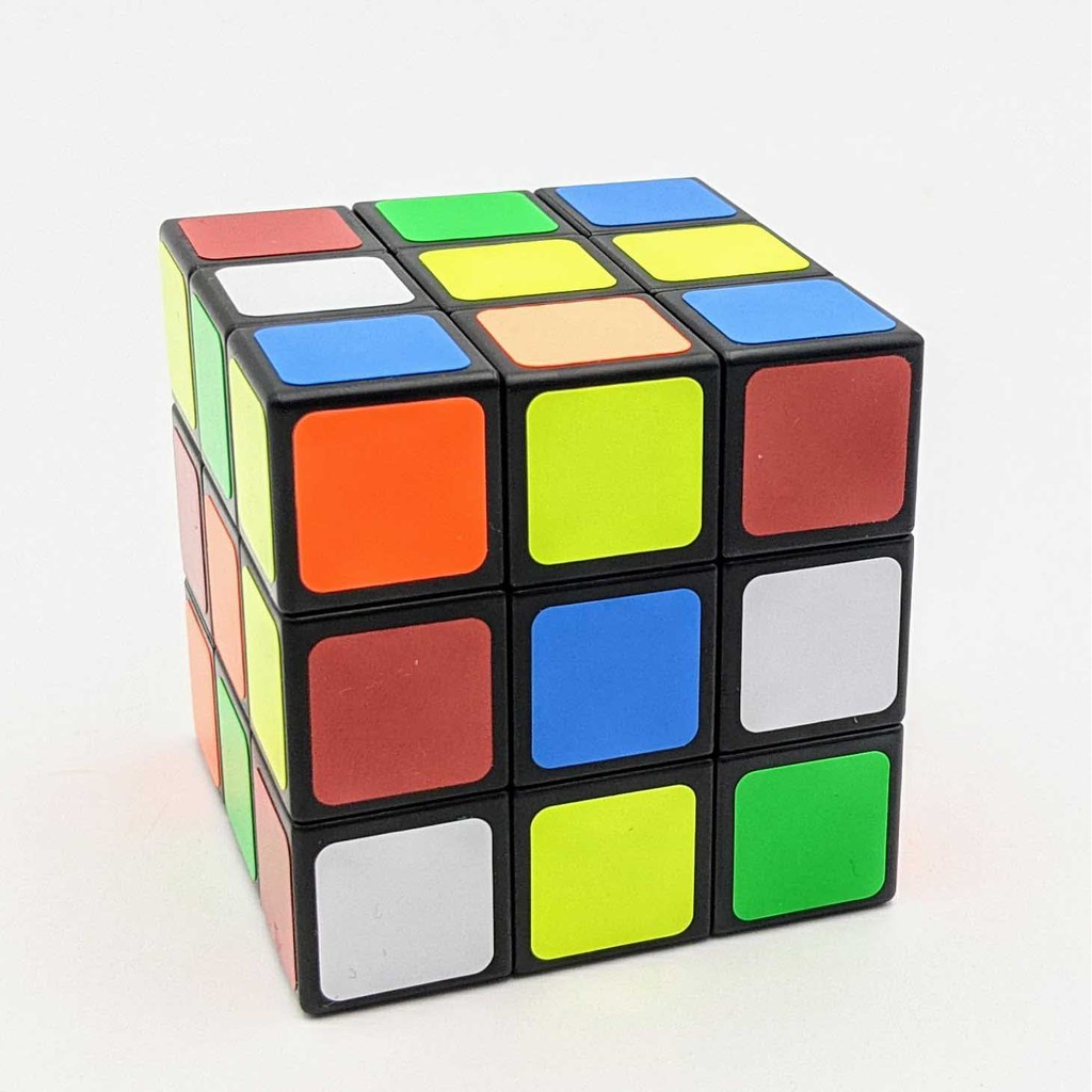 RUBIK 3x3 viền đen - Rubic 3 Tầng Stickerless - Xếp hình rubik 3x3