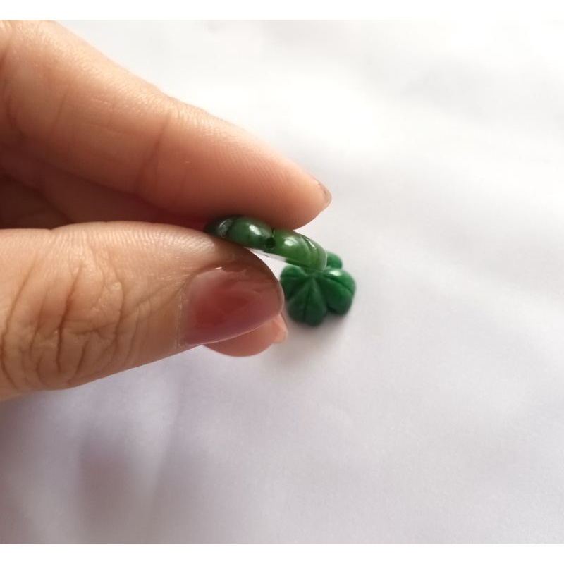 Mặt cỏ 4 lá may mắn đá TA xanh thanh tẩy thu hút năng lượng tích cực chiêu may mắn tình yêu công danh sự nghiệp