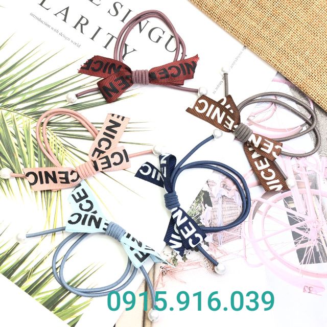 Set 2 Cột Tóc Thời trang màu ngẫu nhiên