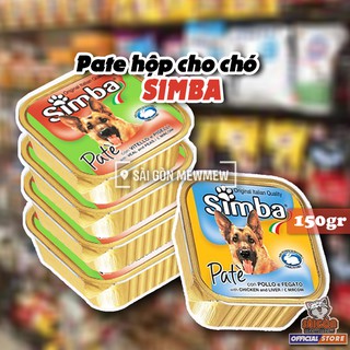 Pate SIMBA dạng hộp dành cho chó 150gr ngon hảo hạng nhập khẩu Ý | bapqq