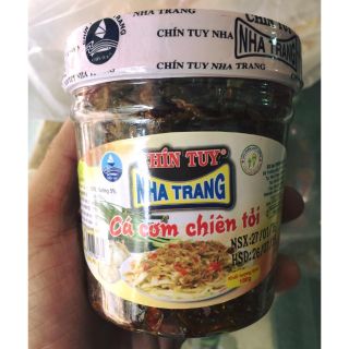 Cá cơm chiên tỏi chín tuy