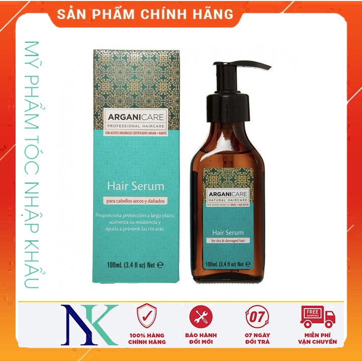 TINH DẦU PHỤC HỒI TÓC ARGANICARE SHEA BUTTER HAIR SERUM 100ML