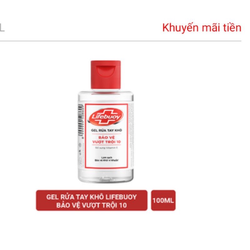 Nước rửa tay khô LIFEBOUY hàng chính hãng từ UNILIVER