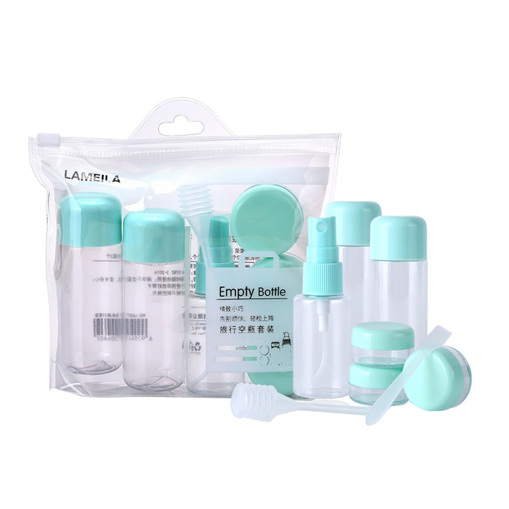 [Hàng mới về] Set 8 dụng cụ đựng mỹ phẩm mini tiện dụng mang theo khi đi du lịch | BigBuy360 - bigbuy360.vn