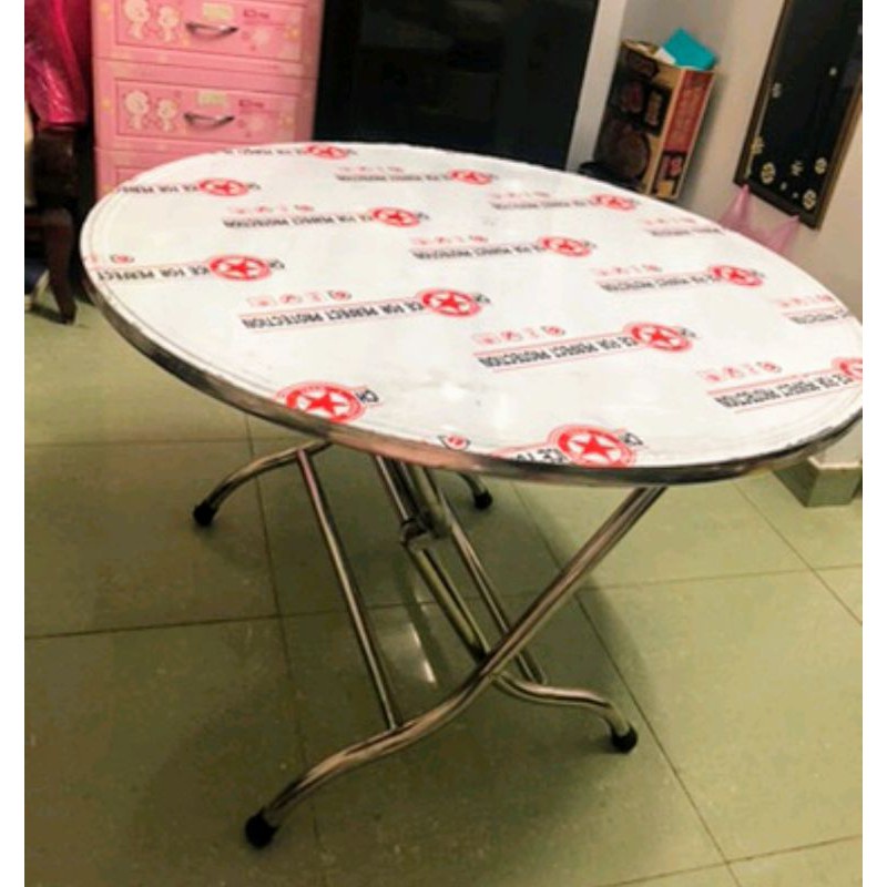 ( Hàng Chất Lượng) Bàn tròn 1m, 1m2 inox 100%