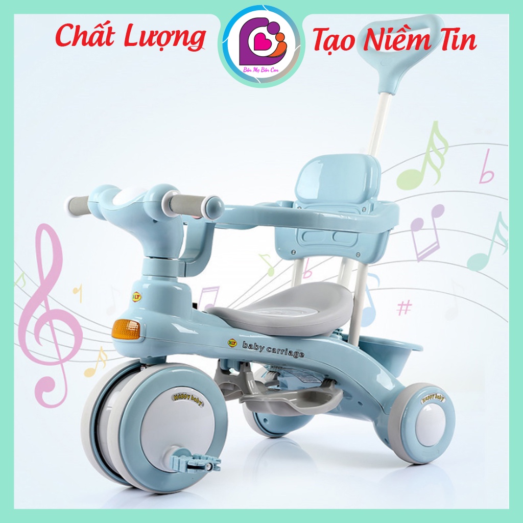 xe đẩy 3 bánh cho bé có bàn đạp