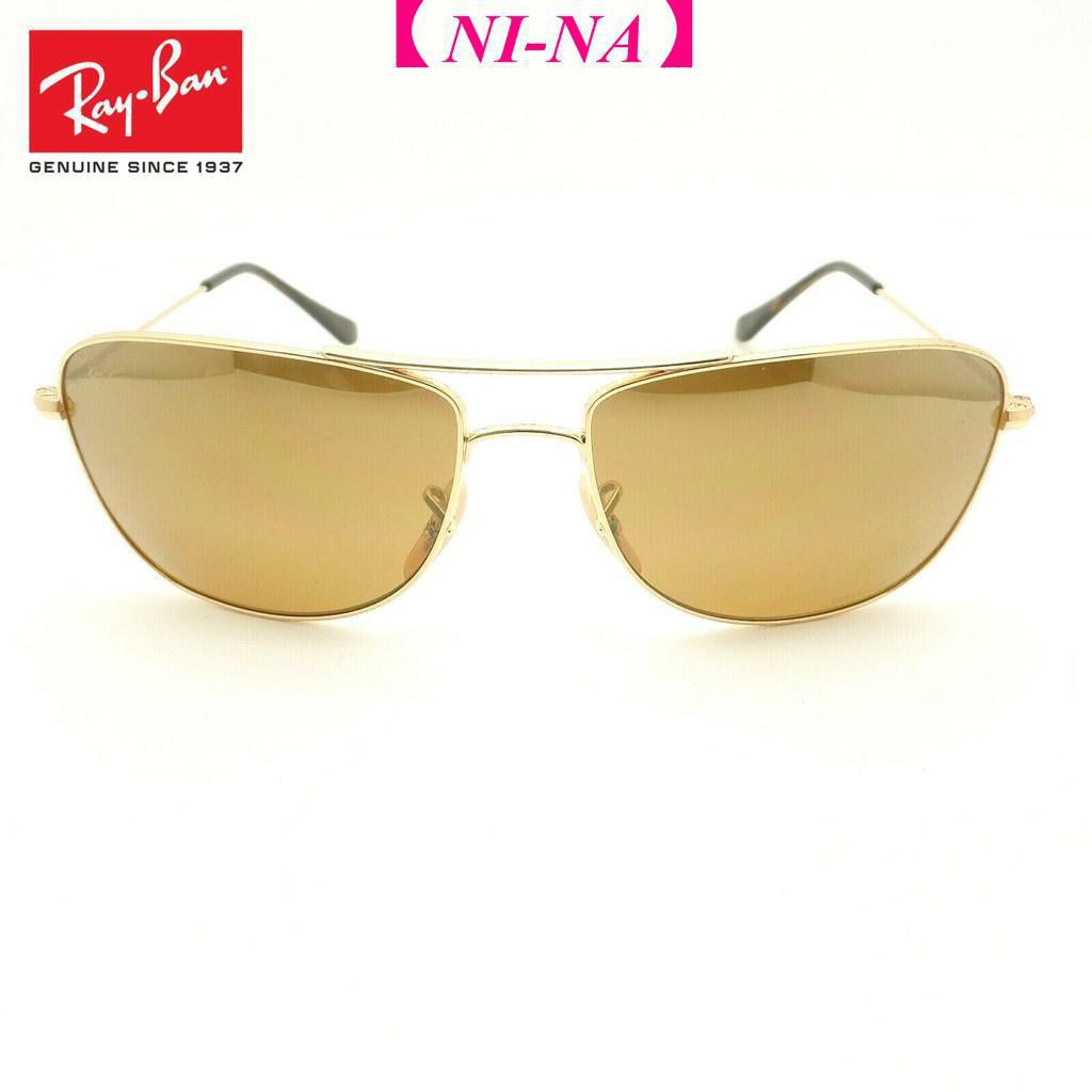 (Hàng Mới Về) Kính Râm Ray Ban 3543 001 / A3 Phân Cực Không Phai Màu 59