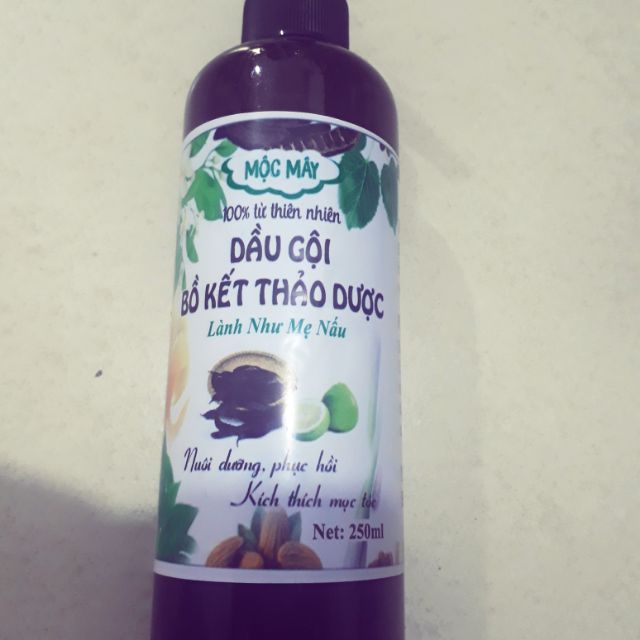 Dầu gội bồ kết, thảo mộc.