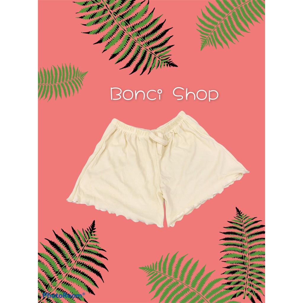 Quần đùi thun nữ mặc nhà hàng trơn không họa tiết siêu xịn bigsale | BigBuy360 - bigbuy360.vn