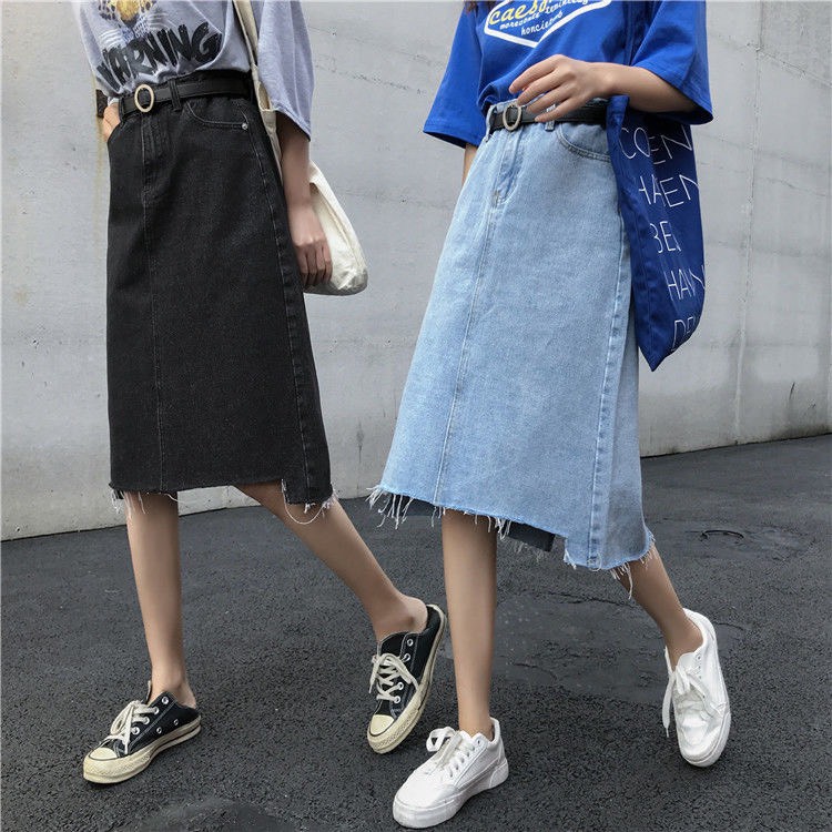 Chân váy bò dài basic (hàng TQ) | BigBuy360 - bigbuy360.vn