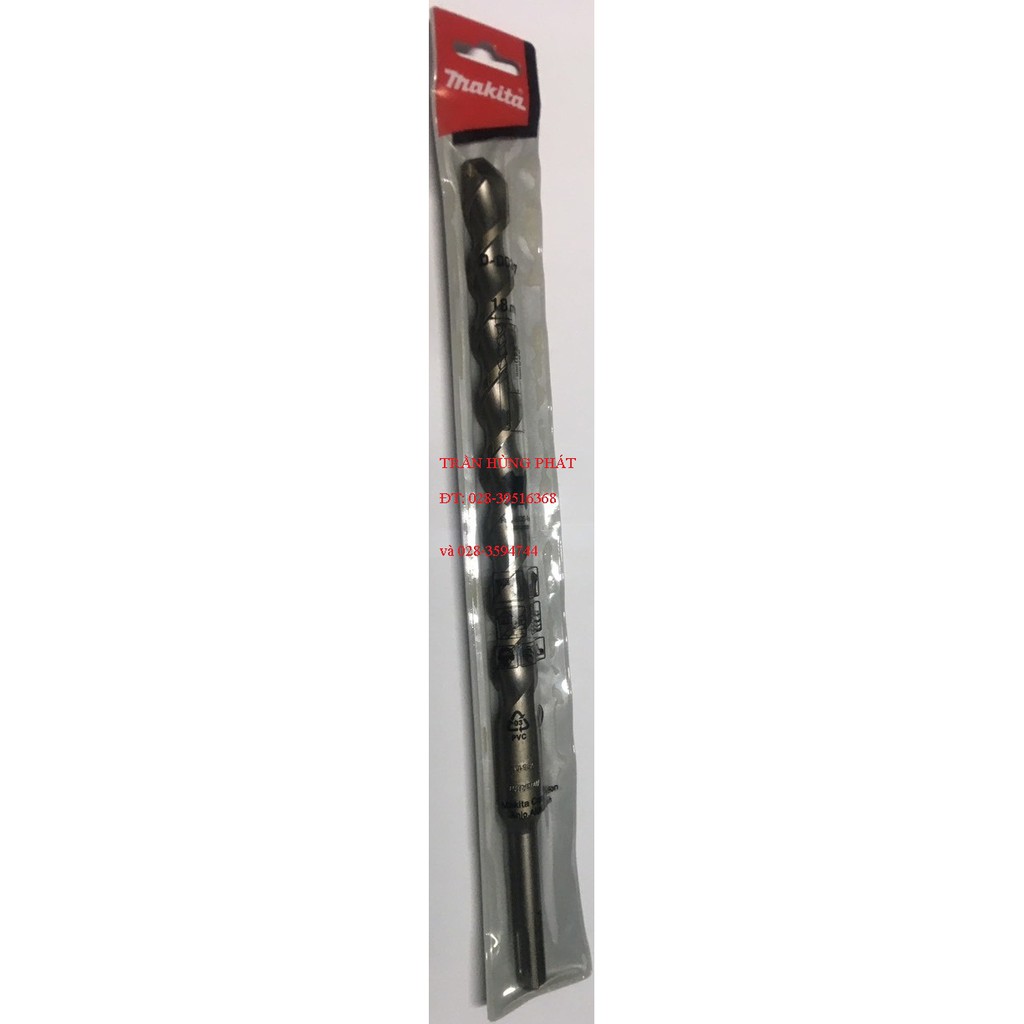 Mũi khoan Makita SDS Plus 18x310mm D-00337 ( Mũi TCT) (máy khoan bê tông 2kg)