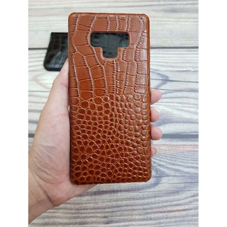 ốp Samsung Note 10 Plus/ Note 9 /s20 ultra da bò vân cá sấu