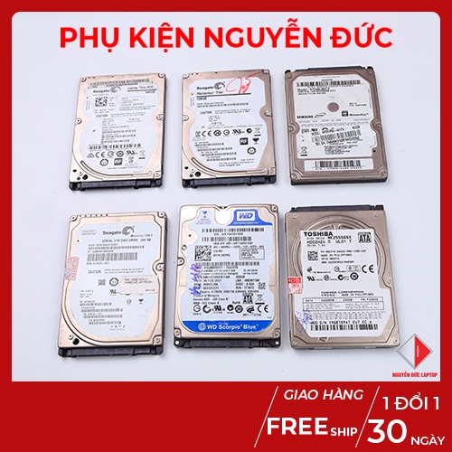 Ổ HDD 2.5'' LAPTOP BÓC MÁY 250G 320G 500G TẶNG KÈM : Box Ổ Cứng 2.5 Orico 2577U3