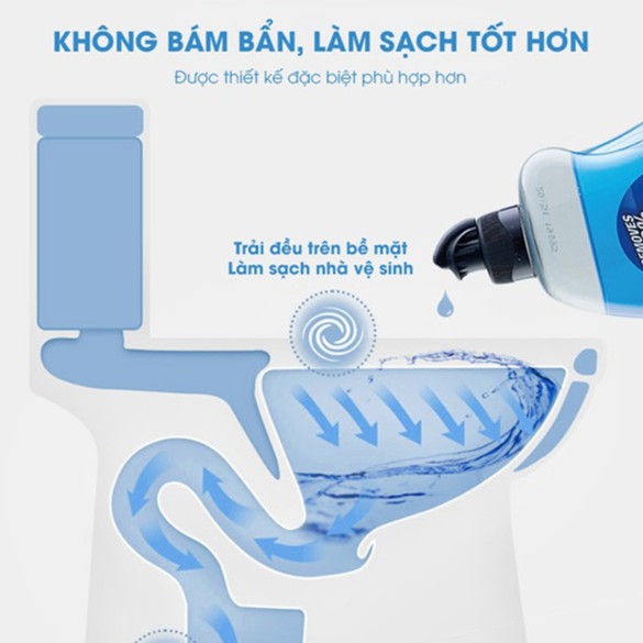 Nước tẩy toilet siêu trắng Earth Choice Úc 750ml thơm hương oải hương, tinh dầu bạch đàn và khoáng biển