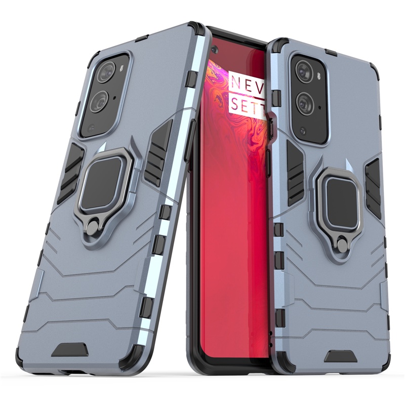 Ốp Điện Thoại Cứng Kiểu Giáp Iron Man Kèm Giá Đỡ Nhẫn Từ Tính Cho Oneplus 6T 7 Pro 7T Pro 8 Pro 8T 9 Pro 9R 9RT 10 Pro