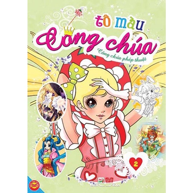 Sách-Tô màu công chúa