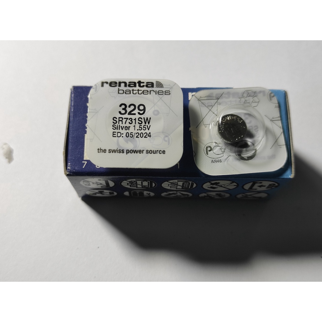 1 Viên Pin Đồng Hồ Renata Thụy Sĩ SR731SW / 329 Loại Tốt